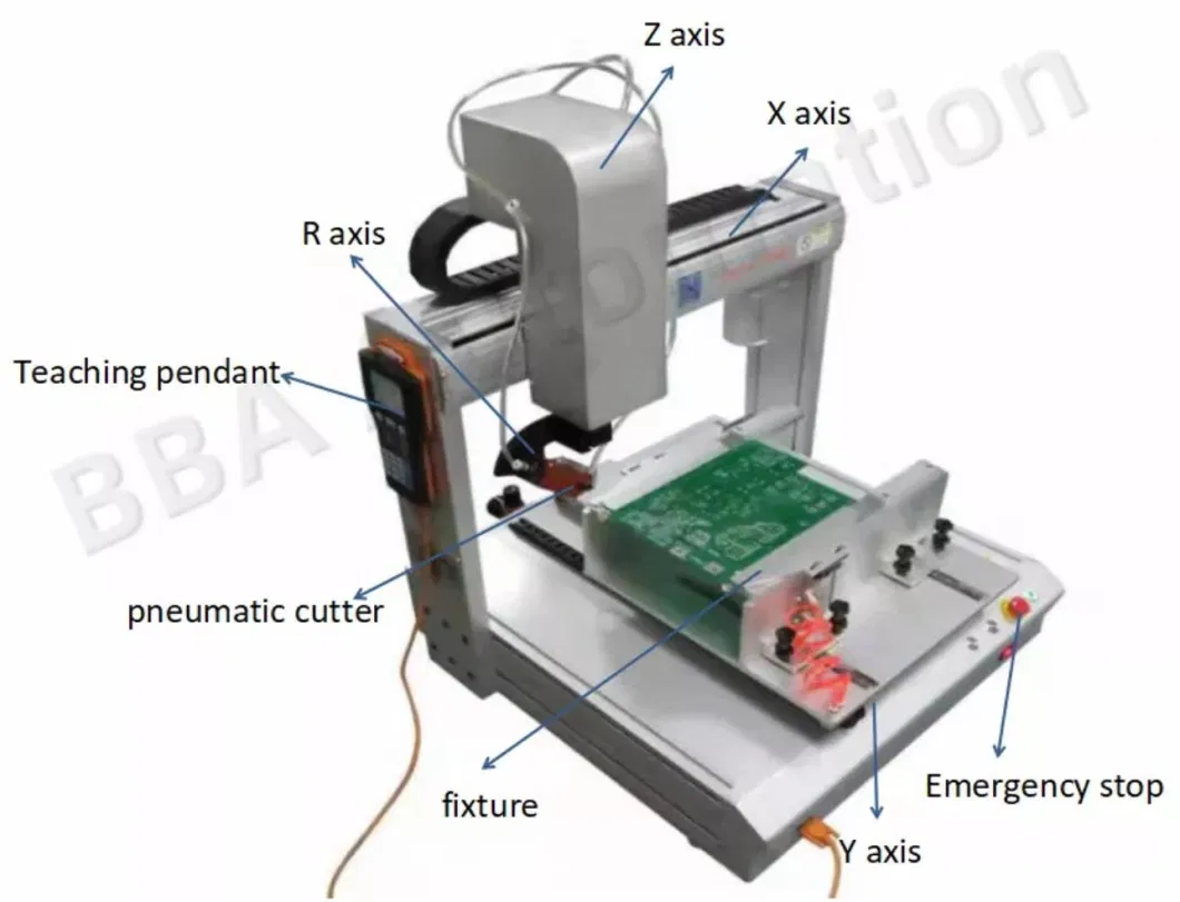 Bba PCB Lead Cutting Machine for Industrial Printed Circuit Boards Tools Cutting Robot Electronic PCB Assembly Cutting Machine Consumer Electronics Industry