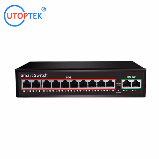 Commutateur Ethernet Poe Ethernet, 24 ports, Gigabit, OEM, 48V, 10/100/1000m