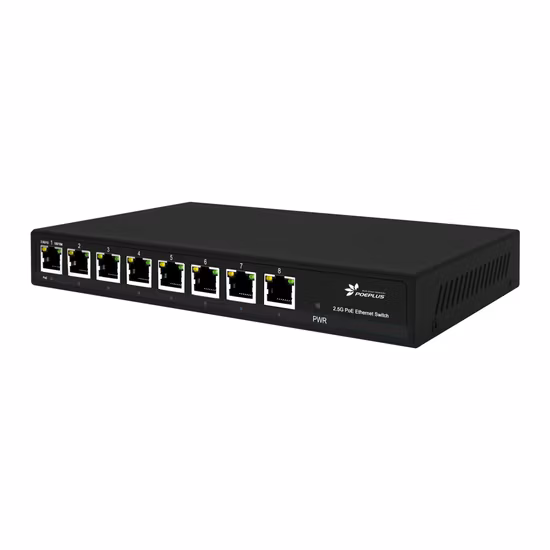 Commutateur Poe non Poe 2,5 g non géré à 8 ports