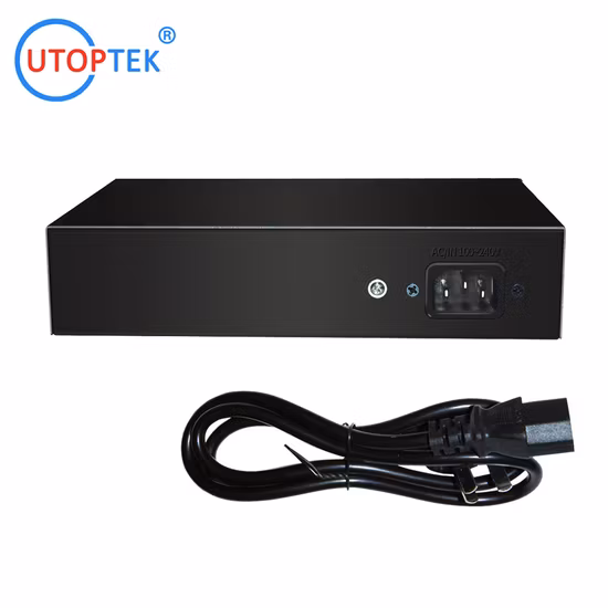 OEM Full Gigabit 4 8 9 10 16 24 32 48 ports 8 ports CCTV réseau non géré Ethernet Poe Switch