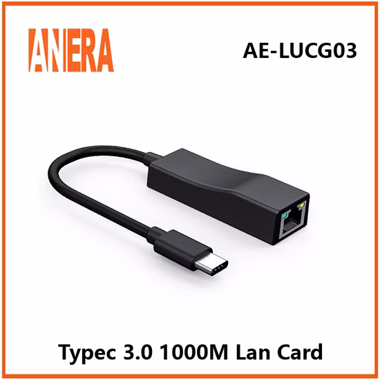 Adaptateur USB Typec 3.0 vers Ethernet haute vitesse, carte réseau RJ45, carte LAN